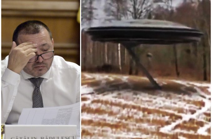 Test de discernământ. Deputatul Cătălin Rădulescu a distribuit filmulețul cu aterizarea unui OZN la Târgoviște: “Mi se pare verosimil”