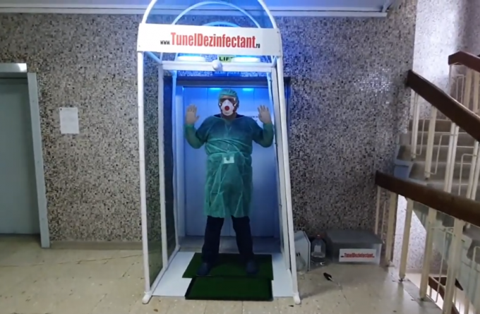 Isteria tunelurilor dezinfectante. Zeci de spitale din țară cumpără dispozitive făcute după ureche: „Decât deloc, sunt bune și alea”